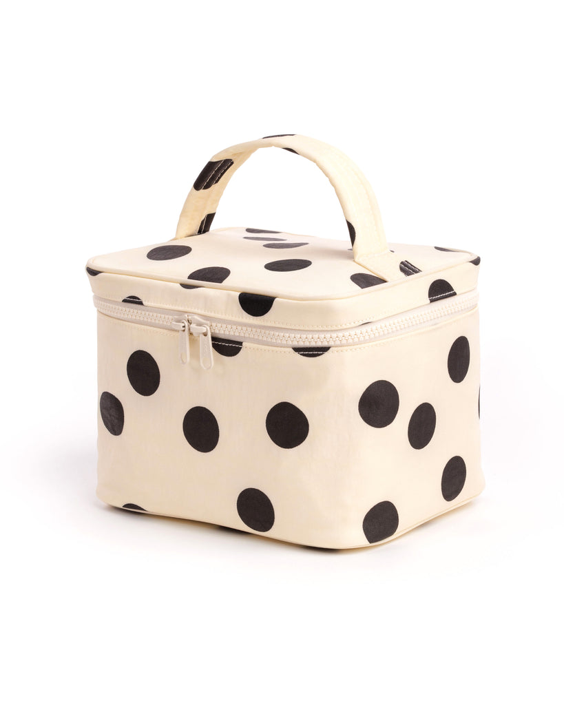 Large Cosmetic Case - Polka Dot