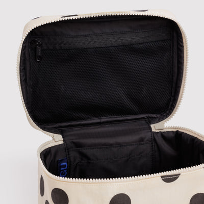 Large Cosmetic Case - Polka Dot