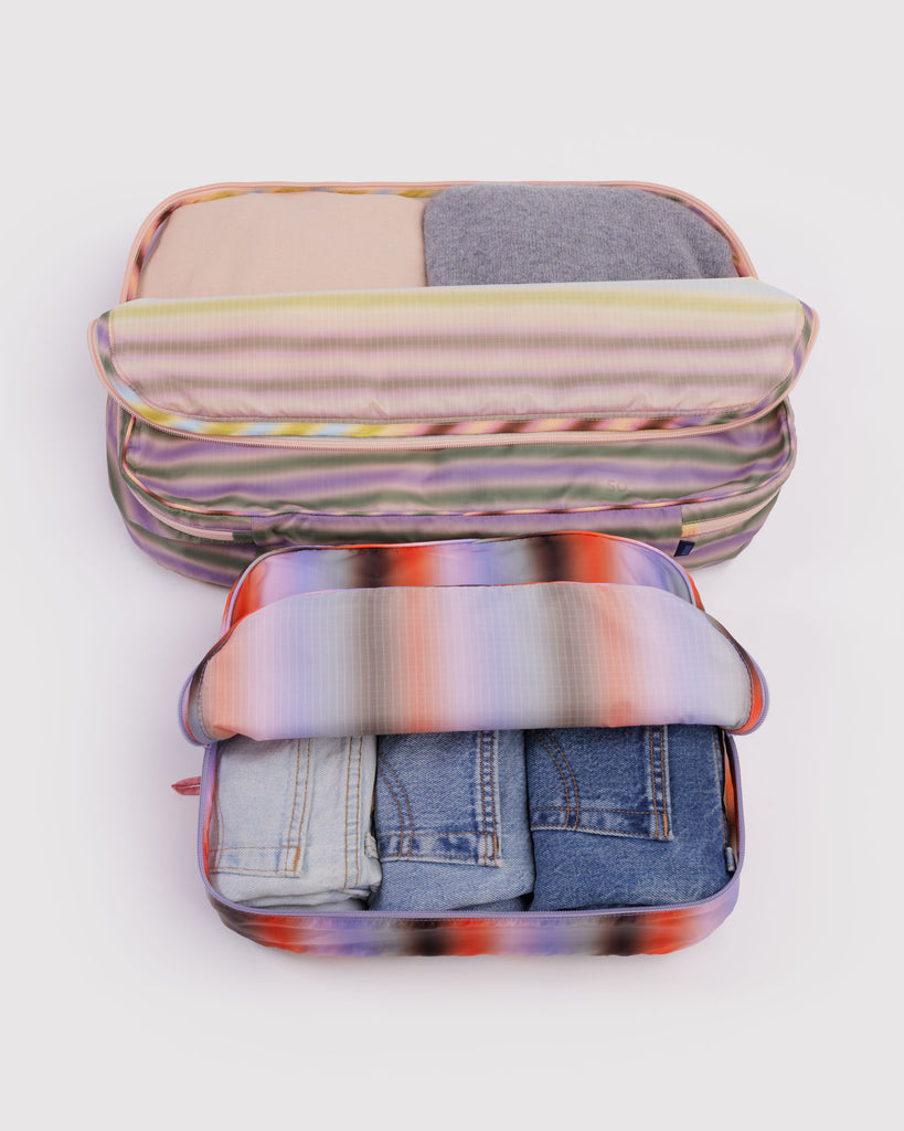 Large Packing Cube Set - Gradient Stripes