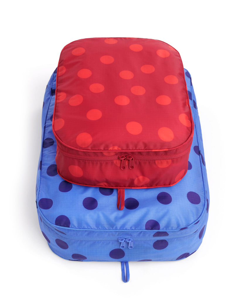 Large Packing Cube Set - Polka Dot Mix