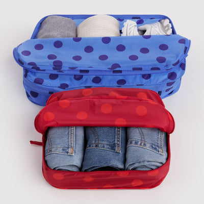 Large Packing Cube Set - Polka Dot Mix