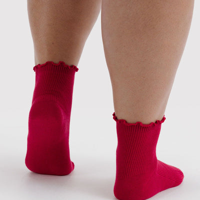 Lettuce Edge Sock Set - Wild Plum & Cherry