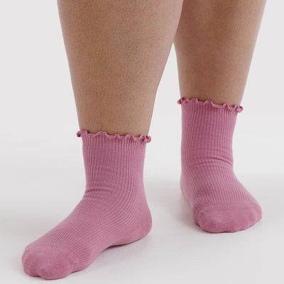 Lettuce Edge Sock Set - Wild Plum & Cherry