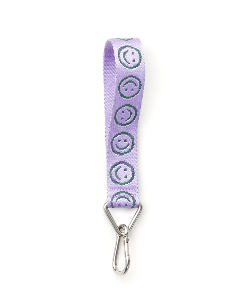 Lilac Happy Keychain