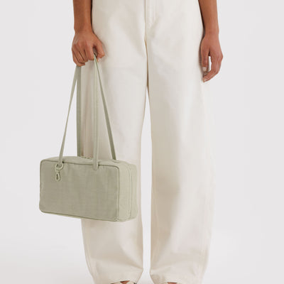 Nylon Bowler Bags - Celadon