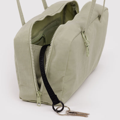 Nylon Bowler Bags - Celadon