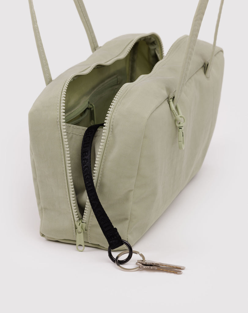 Nylon Bowler Bags - Celadon
