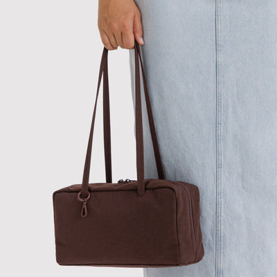 Nylon Bowler Bags - Coffee