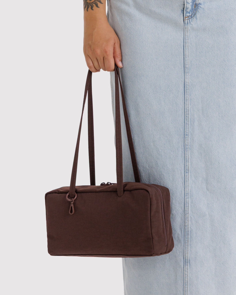 Nylon Bowler Bags - Coffee