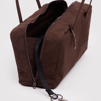 Nylon Bowler Bags - Coffee