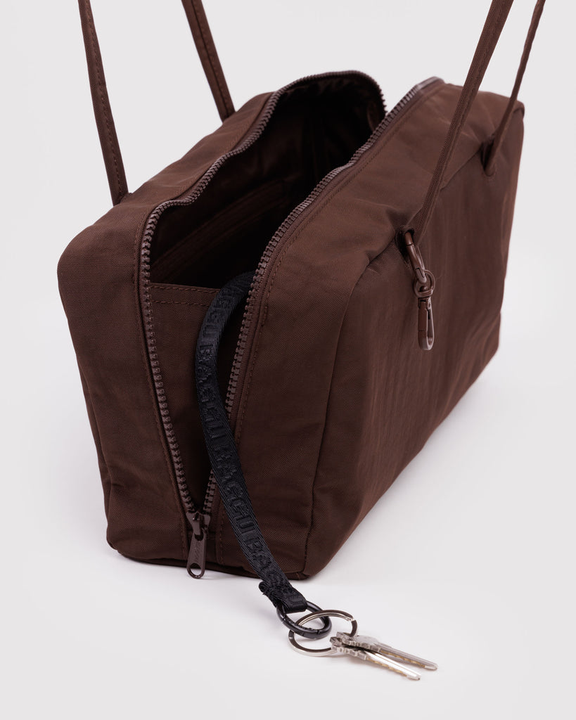 Nylon Bowler Bags - Coffee