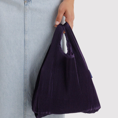 Pleated Carry Bag - Fig