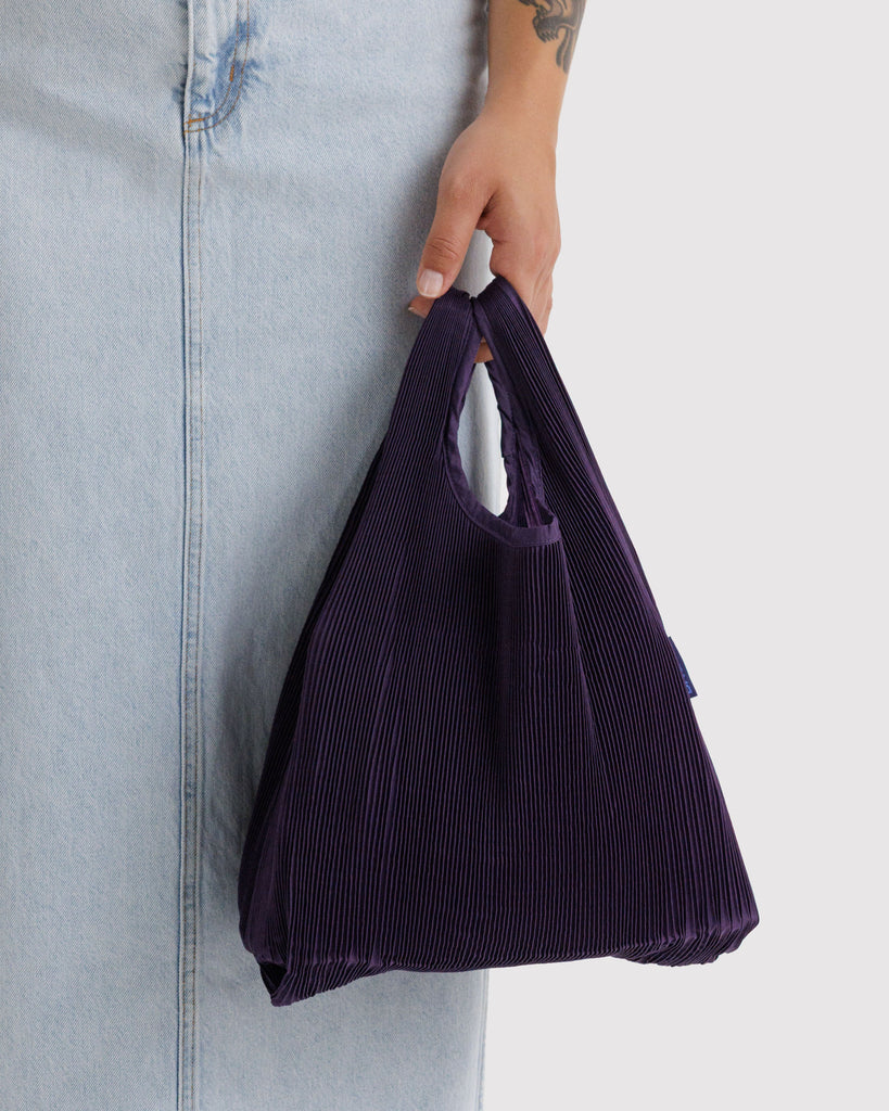 Pleated Carry Bag - Fig