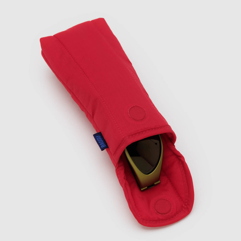 BAGGU Puffy Glasses Case Candy Apple Shop NZ Stockist PAPER PLANE