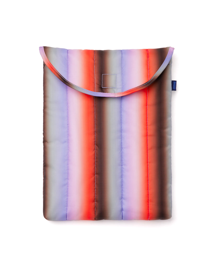 Puffy Laptop Sleeve - Gradient Stripe