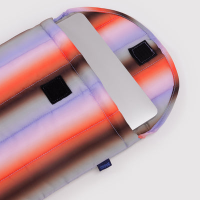 Puffy Laptop Sleeve - Gradient Stripe