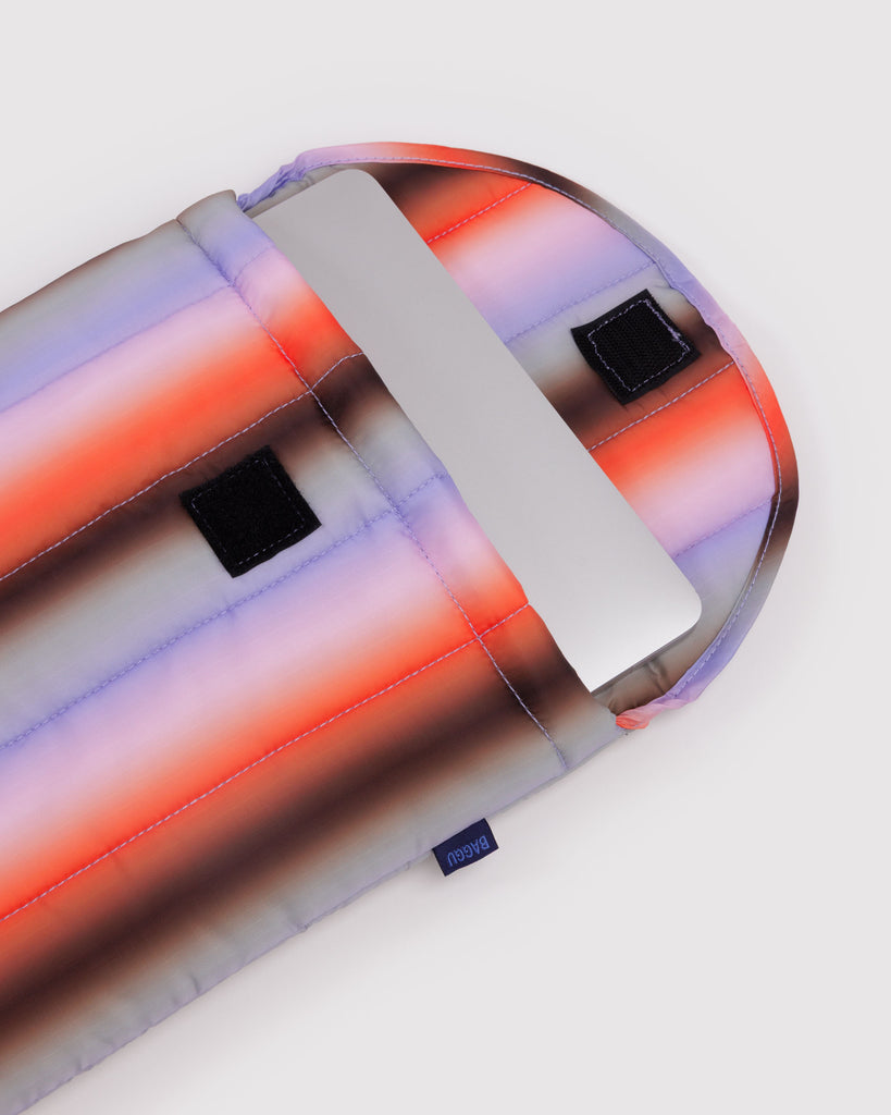 Puffy Laptop Sleeve - Gradient Stripe