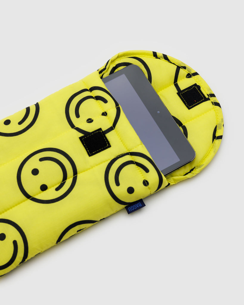 Puffy Tablet Sleeve - Happy Yellow
