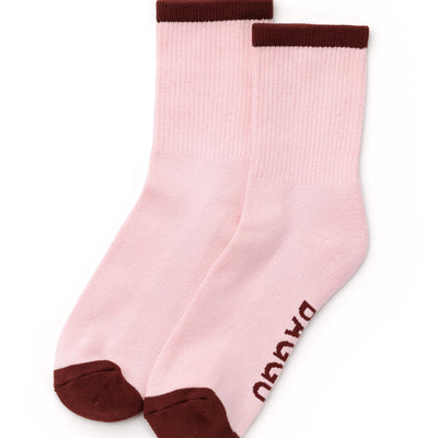 Ribbed Socks - Blush
