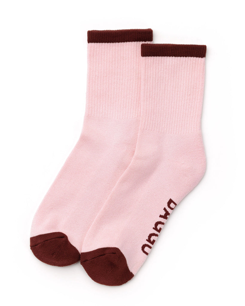 Ribbed Socks - Blush