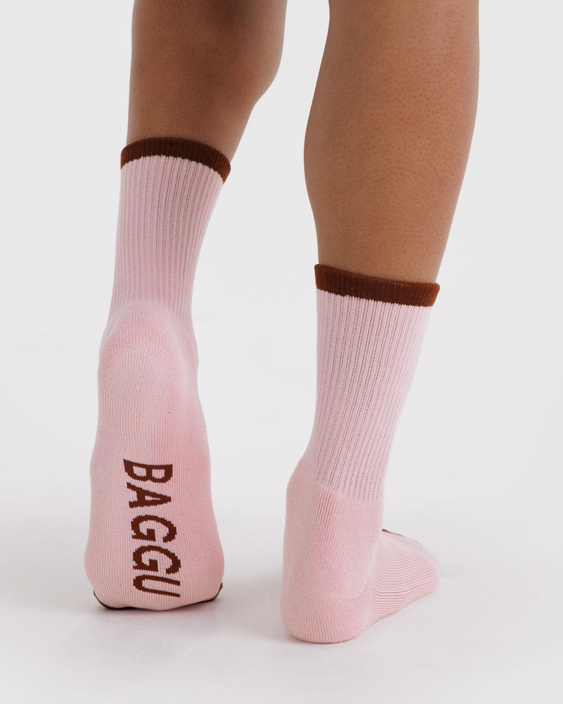 Ribbed Socks - Blush