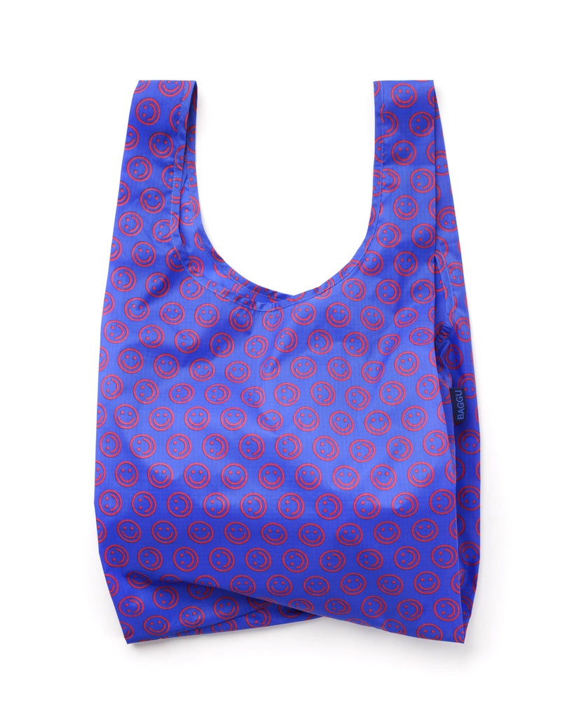 Shopping Carry Bag - Cobalt Happy