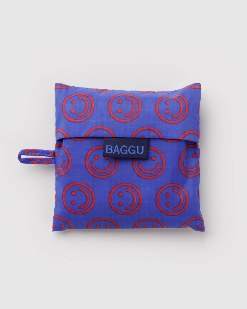 Shopping Carry Bag - Cobalt Happy