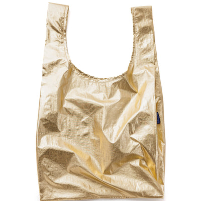 Shopping Carry Bag - Gold Metallic