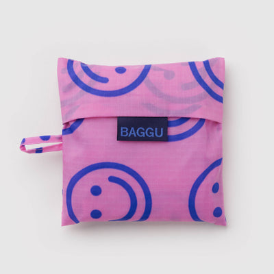 Shopping Carry Bag - Pop Pink Happy