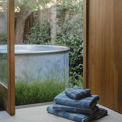 Ness Hand Towel - Celeste