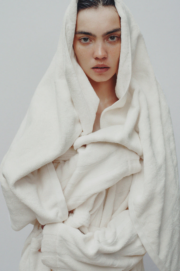 Sulis Bath Robe - Ivory