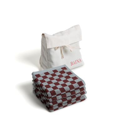 Face Cloth Gift Set - Cement & Rhus