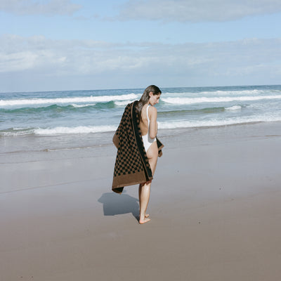 Roman Pool Towel - Tabac