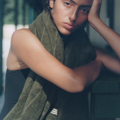 St Bathans Bath Towel - Moss