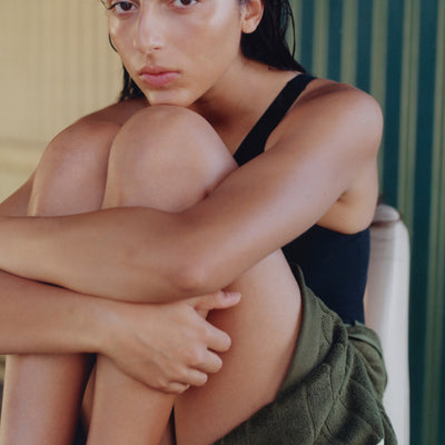 St Bathans Bath Towel - Moss