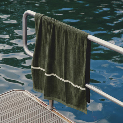 St Bathans Bath Towel - Moss
