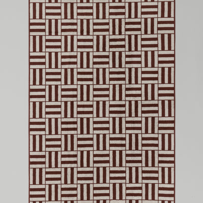 Willis Pool Towel - Mudbrick & Crème
