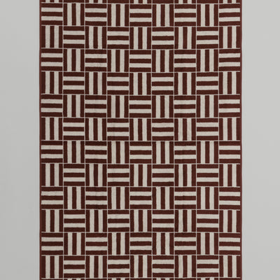 Willis Pool Towel - Mudbrick & Crème