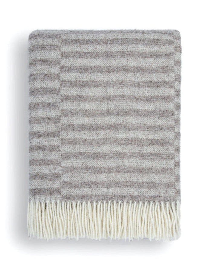 NZ Wool Throw - Noah Oatmeal
