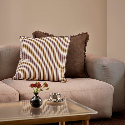 Strato Cushion Cover - Chocolate
