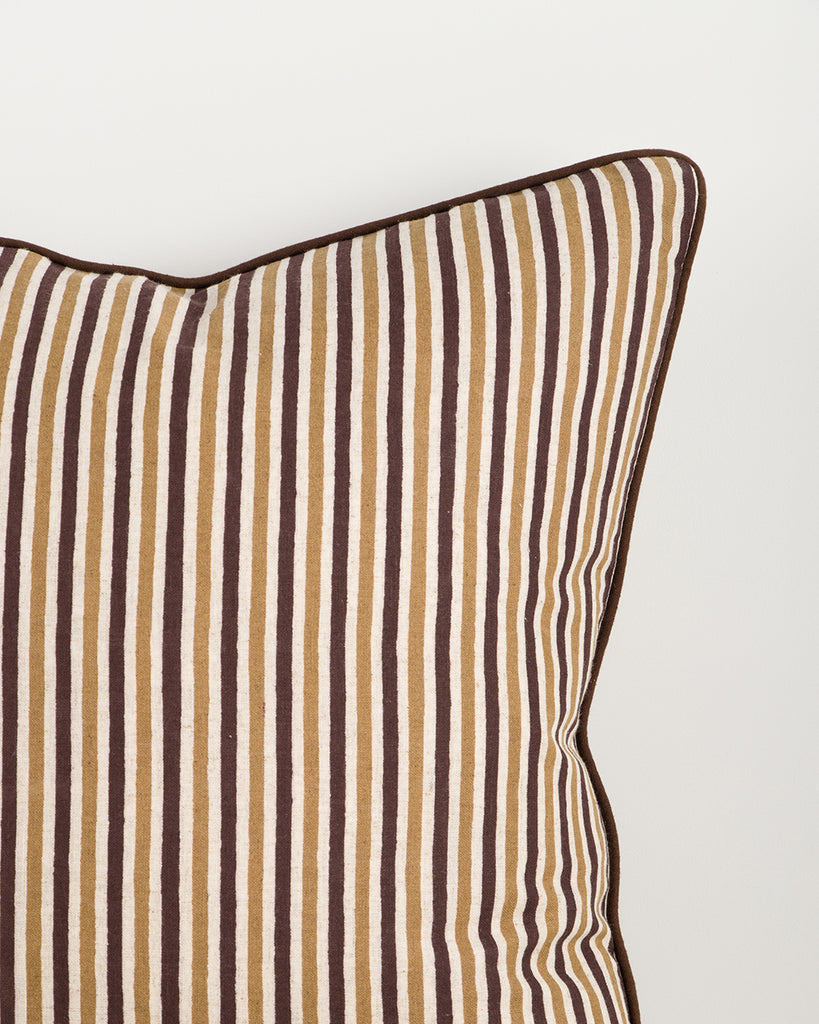 Strato Cushion Cover - Chocolate