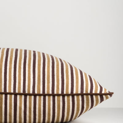 Strato Cushion Cover - Chocolate