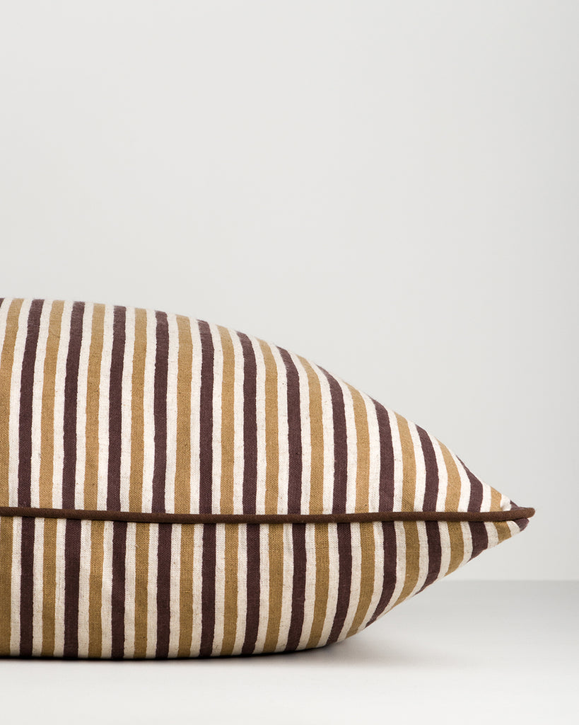 Strato Cushion Cover - Chocolate