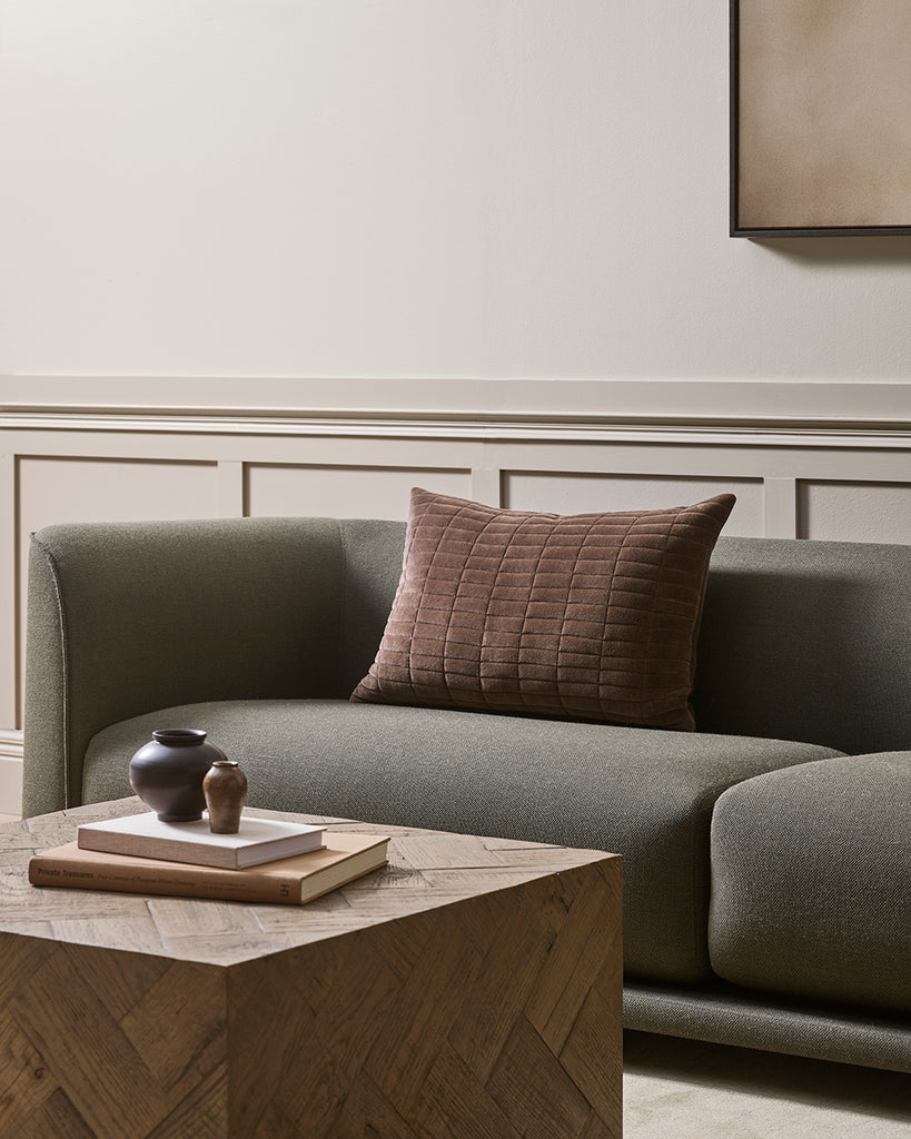 Turner Cushion Cover - Chocolate