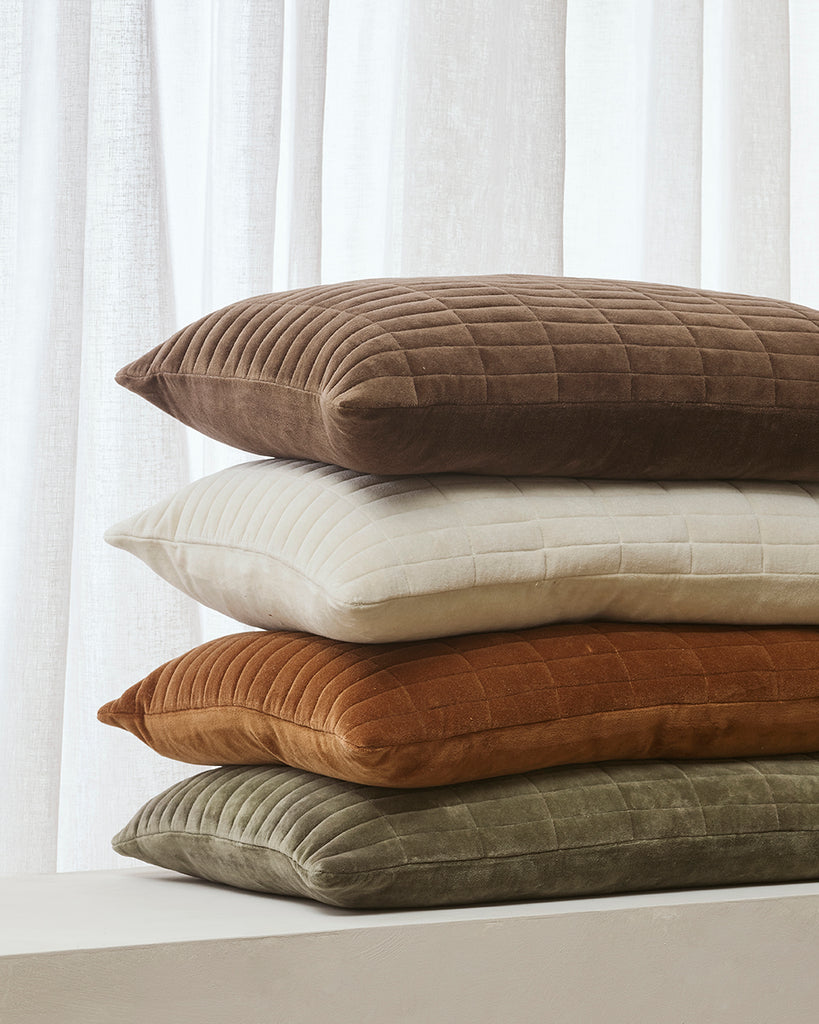 Turner Cushion Cover - Chocolate