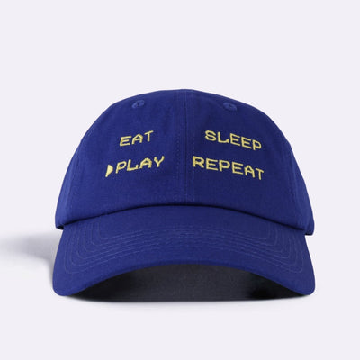 Eat, Sleep, Play, Repeat Cap - Blue
