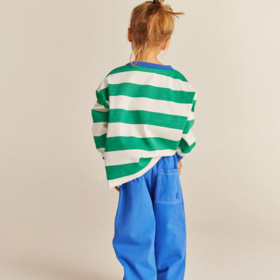 The Club Tee - Green Stripe