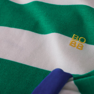 The Club Tee - Green Stripe