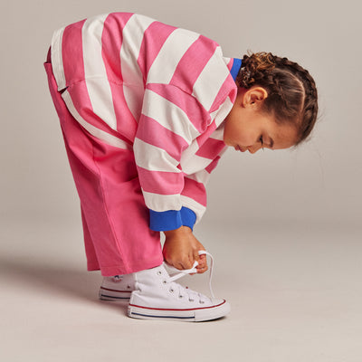 The Club Tee - Pink Stripe