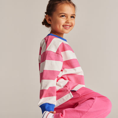 The Club Tee - Pink Stripe